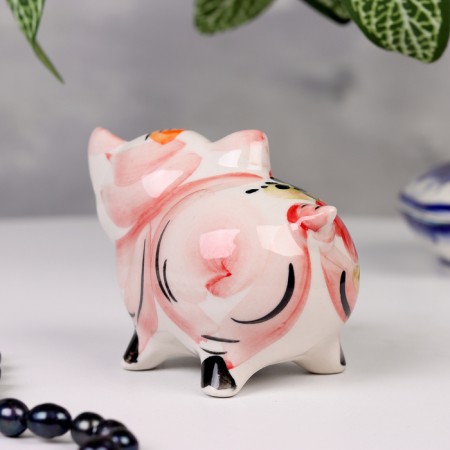Souvenir "Pig Smile", Color, Gzhel-3
