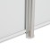 Bath screen "premium a", 168 cm, sandy color