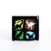 Children's textile wallet "Dino", 11x9x0.5 cm, black color