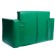 Game set of furniture "Sun", 2 chairs, puff, sofa, mix