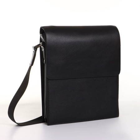 Male bag, black color-1