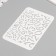 Plastic stencil "digital background", 16x24 cm