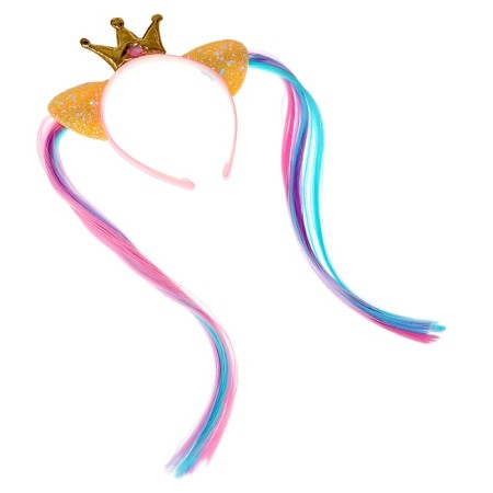 Carnival rim "crown" with ears and strands-1