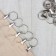 Ring for the cornice, with a clamp, d = 30/33 mm, 20 pcs, silver color