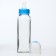 A bottle for feeding, a classic throat, glass, medium stream, 240 ml., From 6 months., Mix color