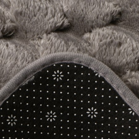 Bathroom mat Ethel "Rombs", col. Light gray, 40x60 cm-2