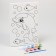 Picture on numbers for children "Baby-delin", 20 x 30 cm