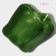 Glass Serving shares "Pepper", 16 × 15 cm, green color