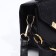 Bag Messenger on magnet, black color