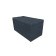 Puff with a lid and weighting, 800 × 400 × 420 mm, Bahama mitch, Denim color