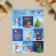 Paper stickers "New Year's fairy tale", with coloring, 11 x 15.5 cm, New Year
