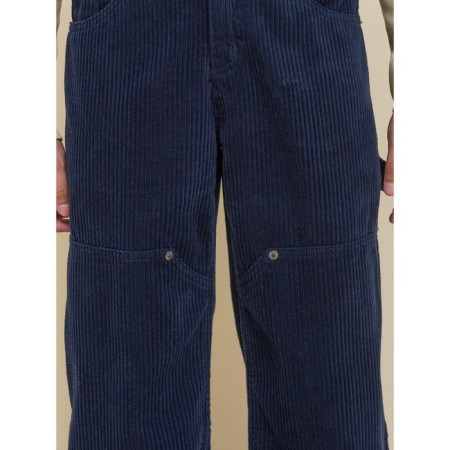 Pants for boys, height 116 cm, dark blue color-10