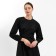 Women's dress Minaku: Casual Collection Black Color, Rr. 48