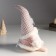 Interior doll "Santa Claus in a pink caftan with a star on a cap" 20x13x34 cm