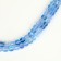 Busins ​​made of natural stone "Cat Eye", set 46 pcs., Size 1 pc. - 8 mm, matte blue