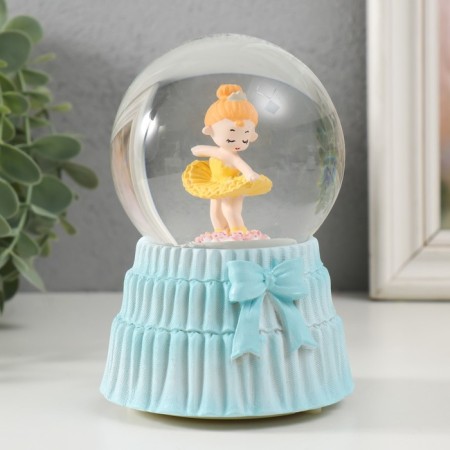 Souvenir Polystone Water Ball Light, Music "Baby Blerina" d = 8 cm mix 12x8.5x8.5 cm-1