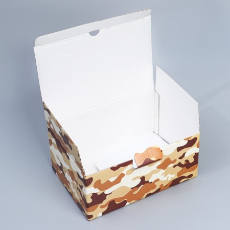 Box Gift team, packaging, Militari, 22 x 15 x 10 cm-6