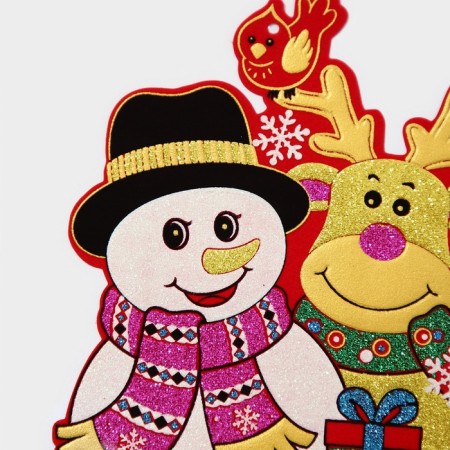 Decorative sticker "Fun friends" 23x18 cm-3