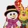 Decorative sticker "Fun friends" 23x18 cm