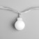 Garland “thread” 5 m with nozzles “White Balls”, IP20, transparent thread, 20 LED, glow of multi (RG/RB), blinking, 220 V