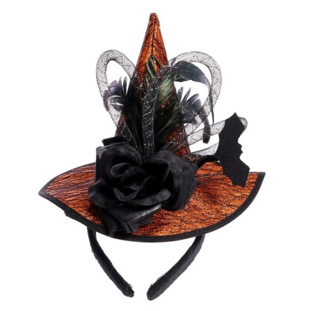 Carnival rim "witch", gold color