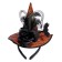 Carnival rim "witch", gold color