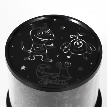 Night-designer "Alien" LED USB/from Black batteries 10.8x10.8x11.5 cm Risalux-6