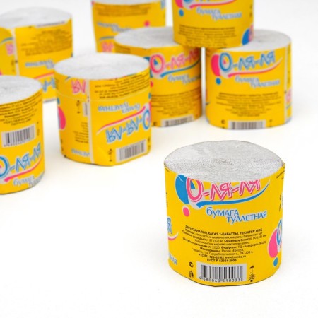 Toilet paper "O-la-la", 1 layer, without a sleeve