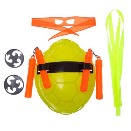 Set of ninja "shell", 6 objects, color orange color-8
