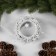 Garland “thread” 10 m, IP44, UMS, white thread, 100 LED, glow warm white, flickering all LEDs, 24 V