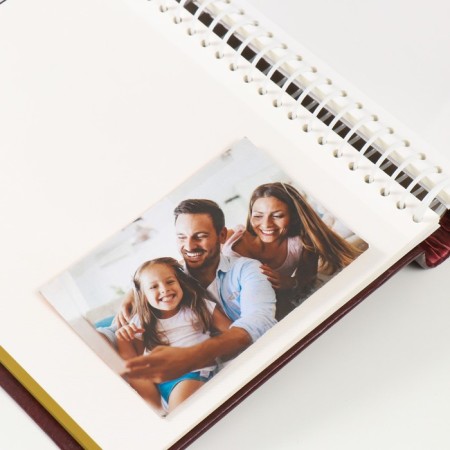 Photo album magnetic 30 sheets 23x28cm "plain brown"-3