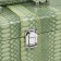 Casket wood, leatherette for a bottle "Green snake" 5 items 35.5x15x11.5 cm