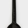 Spoon table plastic disposable "standard", 16 cm, black color