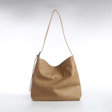 Women's bag-bag on a magnet, cosmetic bag, beige color