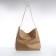 Women's bag-bag on a magnet, cosmetic bag, beige color