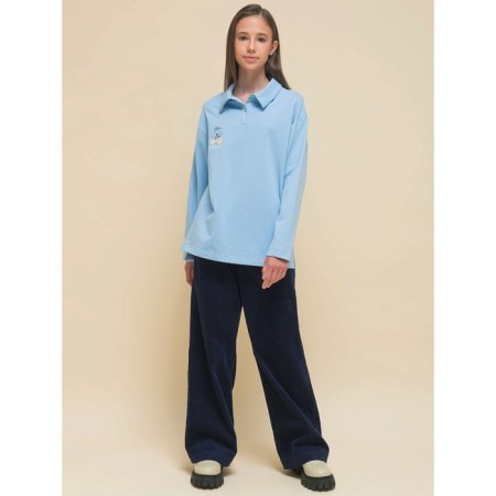 Jumper for girls, height 98 cm, blue color-9