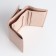 Women's wallet on a magnet, powder color