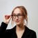 Reading glasses +1.0, anti-blue light, width 13.9, pipe 14 cm