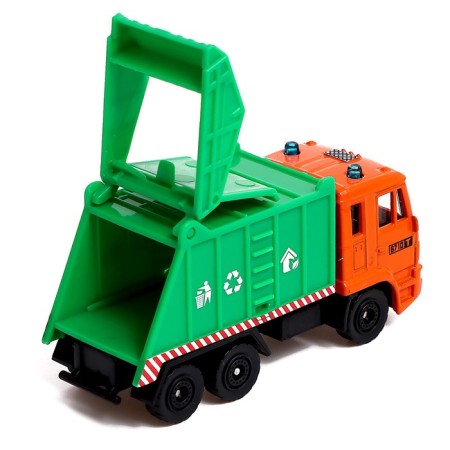 Metal truck "KAMAZ. City services ", Mix color, in a package-4