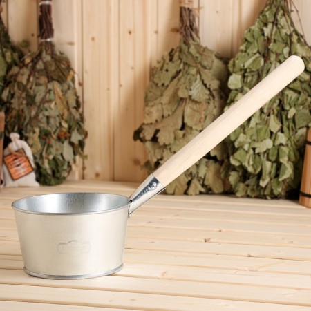 Bath bucket, 1.5 l, galvanized steel