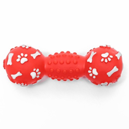The food toy "New Year's dumbbell", 12.5 cm, red-1