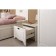 Tumbling bedside rose 13.235, 580x358x403, white/Tannail