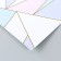 Scrapbooking paper bilateral gold "Triangles" density 180 g 30.5x32 cm