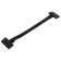 Ligaments for skis with belt, black color