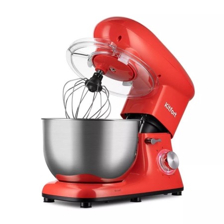 Mixer KitFort KT-3433-1, Planetary, 1400 W, 5.5 l, 6 speeds, red