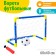 Gate football "Mini-football", mesh, ball, pump