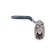 Ballic Aqualink, PN 50 tap, internal/outer thread 1 1/2 ", handle, nickel.