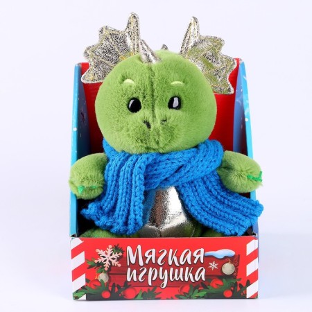 New Year's soft toy "Dragon in a scarf"-1