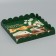 Cookie box, confectionery packaging with PVC lid, “expensive teacher”, 21 x 21 x 3 cm