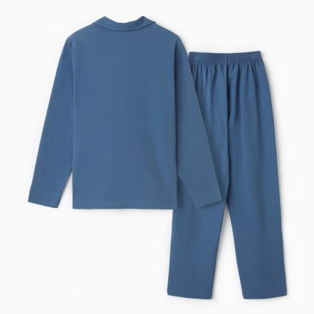 Female pajamas (shirt and trousers) KAFTAN "BASIC" R.40-42, blue-11